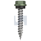 Hobsons - #10-12 x 30 Pale Eucalypt (Mist Green)-Cl4 As3566 Type 17 Hex Head + Washer | Q596-Pe (Pack Of 1000)